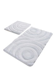 Mijölnir Wave - White Juego de Alfombras de Baño Acrílicas
